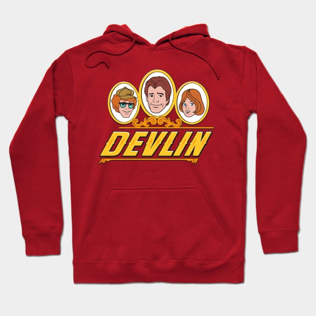 Devlin Cartoon Hoodie by Chewbaccadoll